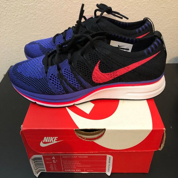 nike flyknit trainer siren red